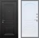 Входная металлическая Дверь Рекс (REX) 6 Венге FL-128 Белый ясень в Пущино