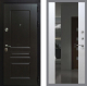 Входная металлическая Дверь Рекс (REX) Премиум-Н СБ-16 Зеркало Белый ясень в Пущино