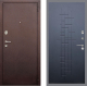 Входная металлическая Дверь Рекс (REX) 2 Медный Антик FL-289 Ясень черный в Пущино