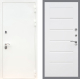 Входная металлическая Дверь Рекс (REX) 5 Белая Шагрень Сити Белый ясень в Пущино