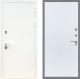 Входная металлическая Дверь Рекс (REX) 5 Белая Шагрень FL-290 Силк Сноу в Пущино