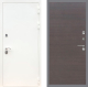 Входная металлическая Дверь Рекс (REX) 5 Белая Шагрень GL венге поперечный в Пущино