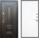 Входная металлическая Дверь Рекс (REX) 9 FL-291 Силк Сноу в Пущино