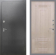 Входная металлическая Дверь Рекс (REX) 2А Серебро Антик FL-2 Беленый дуб в Пущино