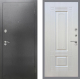 Входная металлическая Дверь Рекс (REX) 2А Серебро Антик FL-2 Лиственница беж в Пущино