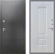 Входная металлическая Дверь Рекс (REX) 2А Серебро Антик FL-2 Сандал белый в Пущино