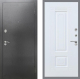 Входная металлическая Дверь Рекс (REX) 2А Серебро Антик FL-2 Силк Сноу в Пущино