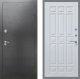 Дверь Рекс (REX) 2А Серебро Антик FL-33 Белый ясень в Пущино