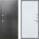 Входная металлическая Дверь Рекс (REX) 2А Серебро Антик FL-33 Силк Сноу в Пущино
