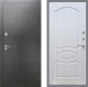 Входная металлическая Дверь Рекс (REX) 2А Серебро Антик FL-128 Лиственница беж в Пущино