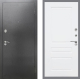 Входная металлическая Дверь Рекс (REX) 2А Серебро Антик FL-243 Силк Сноу в Пущино