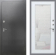 Дверь Рекс (REX) 2А Серебро Антик Зеркало Пастораль Белый ясень в Пущино