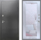 Входная металлическая Дверь Рекс (REX) 2А Серебро Антик Зеркало Пастораль Сандал белый в Пущино