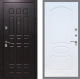 Входная металлическая Дверь Рекс (REX) 8 FL-128 Белый ясень в Пущино