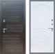 Входная металлическая Дверь Рекс (REX) премиум 185 FL-128 Белый ясень в Пущино