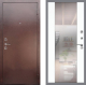 Входная металлическая Дверь Рекс (REX) 1 СБ-16 Зеркало Силк Сноу в Пущино