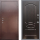 Входная металлическая Дверь Рекс (REX) 1 FL-128 Венге светлый в Пущино