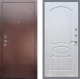 Входная металлическая Дверь Рекс (REX) 1 FL-128 Лиственница беж в Пущино