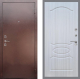 Входная металлическая Дверь Рекс (REX) 1 FL-128 Сандал белый в Пущино
