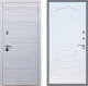Входная металлическая Дверь Рекс (REX) 14 Силк Сноу FL-128 Белый ясень в Пущино
