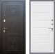 Входная металлическая Дверь Рекс (REX) 10 Сити Белый ясень в Пущино