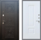 Входная металлическая Дверь Рекс (REX) 10 FL-2 Силк Сноу в Пущино
