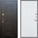 Входная металлическая Дверь Рекс (REX) 10 FL-33 Силк Сноу в Пущино