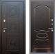 Входная металлическая Дверь Рекс (REX) 10 FL-128 Венге светлый в Пущино