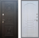Входная металлическая Дверь Рекс (REX) 10 FL-128 Сандал белый в Пущино