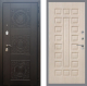 Входная металлическая Дверь Рекс (REX) 10 FL-183 Беленый дуб в Пущино