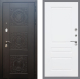 Входная металлическая Дверь Рекс (REX) 10 FL-243 Силк Сноу в Пущино