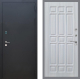 Входная металлическая Дверь Рекс (REX) 1A Черный Муар FL-33 Сандал белый в Пущино