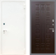 Входная металлическая Дверь Рекс (REX) 1А Белая шагрень FL-183 Венге в Пущино