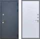 Входная металлическая Дверь Рекс (REX) 13 Силк Титан FL-289 Белый ясень в Пущино