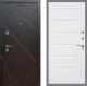 Входная металлическая Дверь Рекс (REX) 13 Венге Сити Белый ясень в Пущино