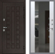 Входная металлическая Дверь Рекс (REX) Сенатор 3К СБ-16 Зеркало Белый ясень в Пущино