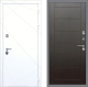 Входная металлическая Дверь Рекс (REX) 13 Силк Сноу Сити Венге в Пущино