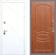 Входная металлическая Дверь Рекс (REX) 13 Силк Сноу FL-128 Морёная берёза в Пущино