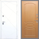 Входная металлическая Дверь Рекс (REX) 13 Силк Сноу FL-128 Дуб в Пущино