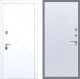 Входная металлическая Дверь Рекс (REX) 13 Силк Сноу FL-289 Белый ясень в Пущино