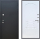 Дверь Рекс (REX) 5 Черный Муар FL-128 Белый ясень в Пущино