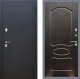 Входная металлическая Дверь Рекс (REX) 5 Черный Муар FL-128 Венге светлый в Пущино