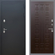 Входная металлическая Дверь Рекс (REX) 5 Черный Муар FL-183 Венге в Пущино