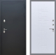 Дверь Рекс (REX) 5 Черный Муар FL-289 Белый ясень в Пущино