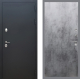 Входная металлическая Дверь Рекс (REX) 5 Черный Муар FL-290 Бетон темный в Пущино