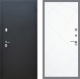 Входная металлическая Дверь Рекс (REX) 5 Черный Муар FL-291 Силк Сноу в Пущино