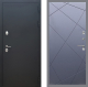 Входная металлическая Дверь Рекс (REX) 5 Черный Муар FL-291 Силк титан в Пущино