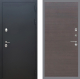 Входная металлическая Дверь Рекс (REX) 5 Черный Муар GL венге поперечный в Пущино