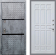 Входная металлическая Дверь Рекс (REX) 15 Бетон Темный FL-33 Белый ясень в Пущино