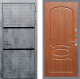 Входная металлическая Дверь Рекс (REX) 15 Бетон Темный FL-128 Морёная берёза в Пущино